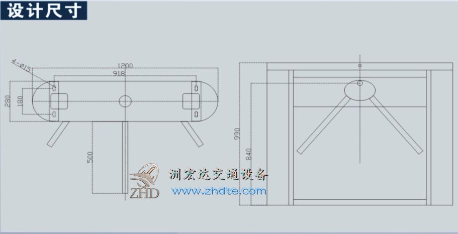 洲宏达三辊闸CW303